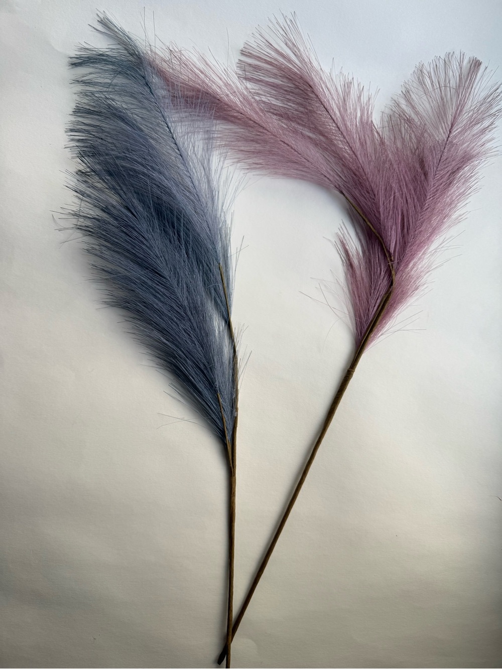 Faux grass stems x2
